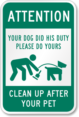 Pet Sign