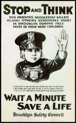 Jackie Coogan Safety Poster