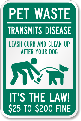 how much does dog poop removal cost