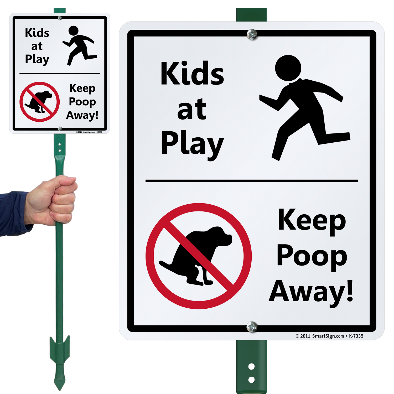 LawnBoss® Dog Poop Stake & Kit Signs (from $16)