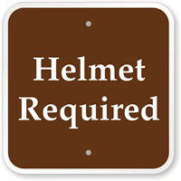 Helmet Required Sign