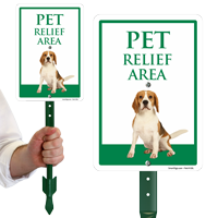 Pet Relief Area Sign