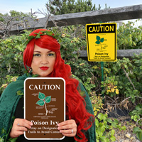 Caution Poison Ivy Sign