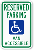 Van Accessible Sign